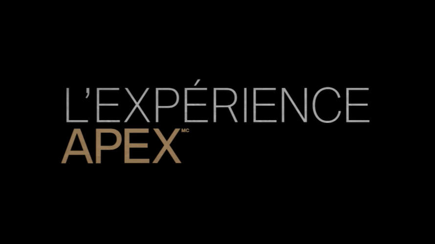 L'Expérience APEX_500x890 Logo de L'Experience APEX